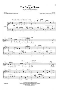 The Song of Love von Richard A. Nichols 