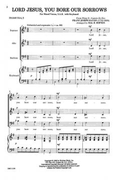 Lord Jesus, You Bore Our Sorrows von Joseph Haydn 