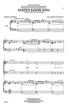 Earth's Easter Song von Paul Leddington WrightPaul Leddington Wright 
