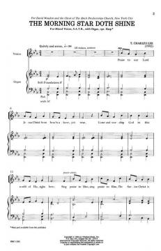 The Morning Star Doth Shine von T. Charles LeeT. Charles Lee 