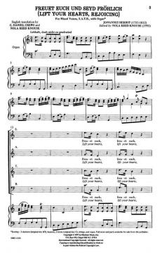 Lift Your Hearts, Rejoicing von Johannes Herbst 