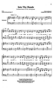 Into Thy Hands von Charles Brown 