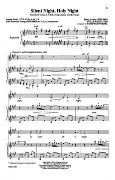 Silent Night, Holy Night von Franz Xaver Gruber 