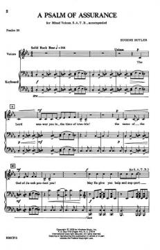 A Psalm Of Assurance von Eugene Butler 