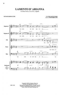 Lamento D'arianna von Claudio Monteverdi 