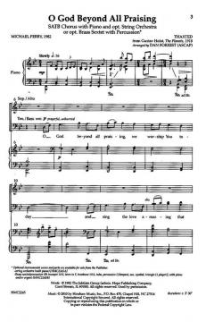 O God Beyond All Praising von Gustav Holst (Download) 
