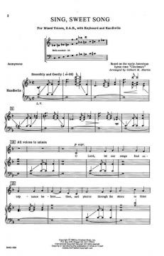 Sing, Sweet Song 