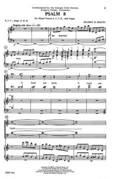 Psalm 8 von Gilbert M. Martin 