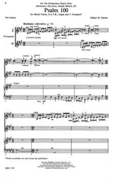 Psalm 100 von Gilbert M. Martin 