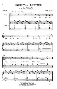 Introit And Response von Mark Wilson 