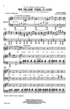 We Praise Thee, O God von Aaron TomesAaron Tomes 