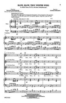 Blow, Blow, Thou Winter Wind von George Shearing 