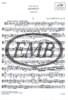 String Quartet No. 3 von Ernst von Dohnanyi 