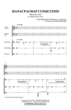 Hanacpachap Cussicuinin von Bocanegra Juan Perez (Download) 