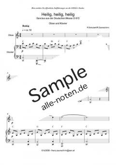 Zum Sanctus (Heilig, heilig) von Franz Schubert (Download) 