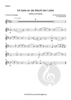 Ich bete an die Macht der Liebe von Dmitri Stepanowitsch Bortniansky (Download) 