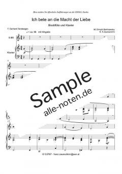 Ich bete an die Macht der Liebe von Dmitri Stepanowitsch Bortniansky (Download) 