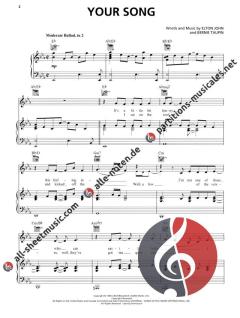 Your Song von Elton John 