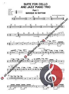 Suite For Cello & Jazz Piano Trio (Claude Bolling) 