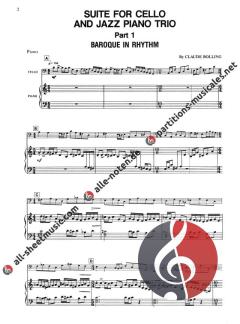 Suite For Cello & Jazz Piano Trio (Claude Bolling) 