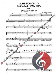 Suite For Cello & Jazz Piano Trio (Claude Bolling) 