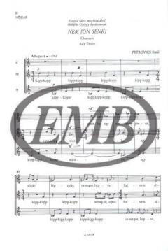 Madrigál, chanson ésrapszódia (Emil Petrovics) 