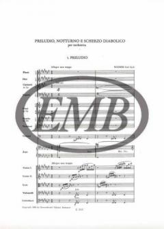 Preludio, notturno e scherzo diabolico von Leo Weiner 