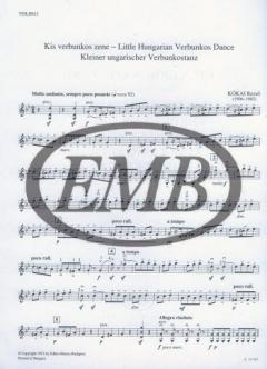 Little Hungarian Verbunkos Dance for youth string orchestra von Rezso Kokai 