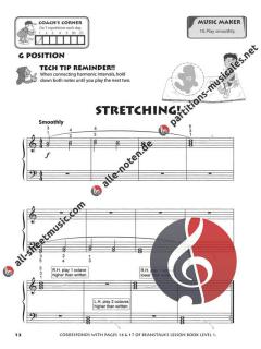 Beanstalk Basics For Piano Technique Book Level 1 von Cheryl Finn 