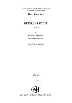 The 4 Seasons von Bent Sørensen 