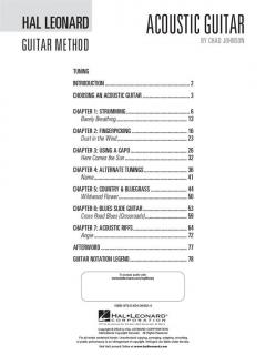 Hal Leonard Acoustic Guitar Method von Chad Johnson 