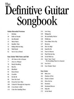 The Definitive Guitar Songbook 