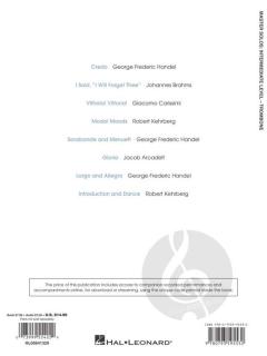 Master Solos For Trombone And Piano 