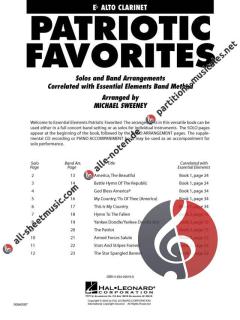 Patriotic Favorites Eb Alto Clarinet (Michael Sweeney) 