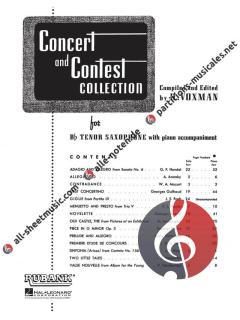 Concert and Contest Collection B Flat Tenor Saxophone von Howard Voxman 