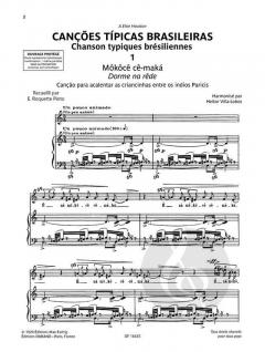 Lieder für Sopran und Klavier von Hector Villa-Lobos 