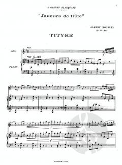 Joueurs de flûte (Die Flötisten) von Albert Roussel 
