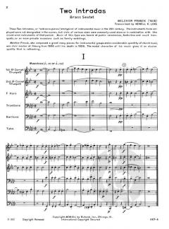 Two Intradas (Melchior Franck) 