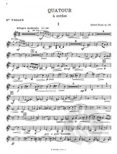 Streichquartett e-Moll op.121 von Gabriel Fauré im Alle Noten Shop kaufen