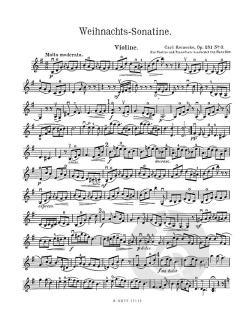 Weihnachts-Sonatine von Carl Reinecke 