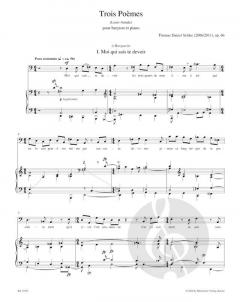 3 Peèmes op. 66 von Thomas Daniel Schlee 