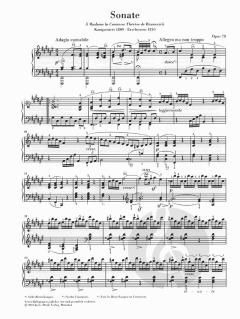Klaviersonate Nr. 24 Fis-dur op. 78 von Ludwig van Beethoven im Alle Noten Shop kaufen