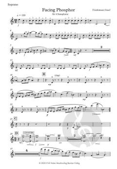 Facing Phosphor von Berliner Saxophonquartett (Download) 