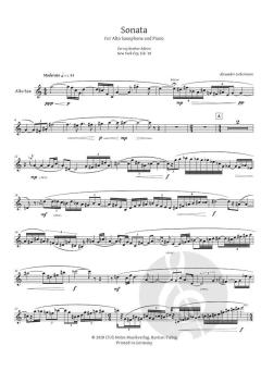 Saxophone Sonata von Alexander Liebermann (Download) 