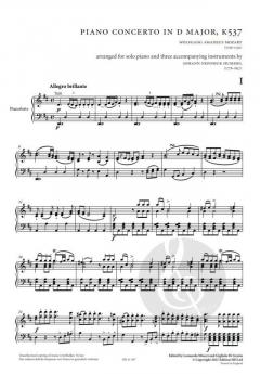 Piano Concerto in D major K537 von Wolfgang Amadeus Mozart 