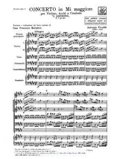 Concerto E Major RV271 (Antonio Vivaldi) 