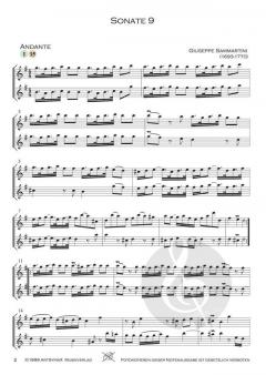 12 Sonaten - Band 3 von Giuseppe Sammartini 