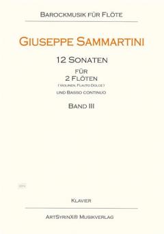 12 Sonaten - Band 3 von Giuseppe Sammartini 