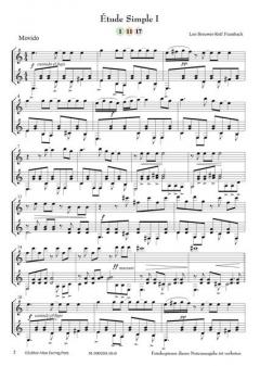Études Simples 1-10 von Leo Brouwer 