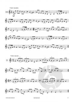 17 Menuette TWV 34 von Georg Philipp Telemann 